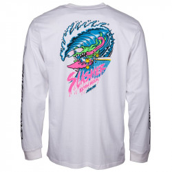 Santa Cruz Wave Slasher Longsleeve White