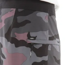 Vans Mixed Boardshorts 18” Oversized Black Plum Camo