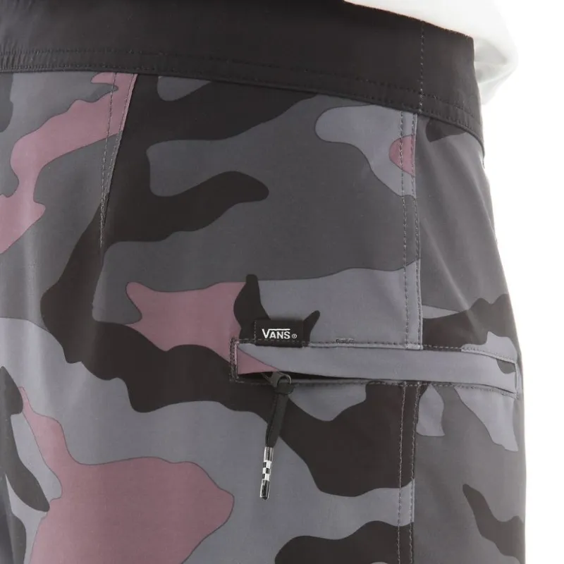 Vans Mixed Boardshorts 18” Oversized Black Plum Camo