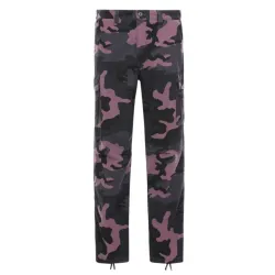 Vans Depot Cargo Pants Oversized Black Plum Camo