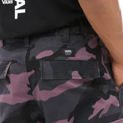 Vans Depot Cargo Pants Oversized Black Plum Camo
