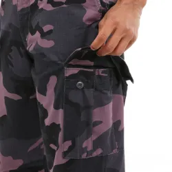 Vans Depot Cargo Pants Oversized Black Plum Camo