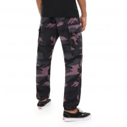 Vans Depot Cargo Pants Oversized Black Plum Camo