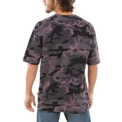 Vans Wolcott Oversized T-Shirt Black Plum Camo