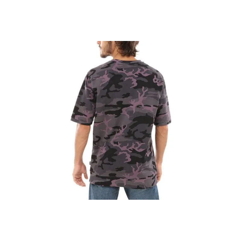 Vans Wolcott Oversized T-Shirt Black Plum Camo