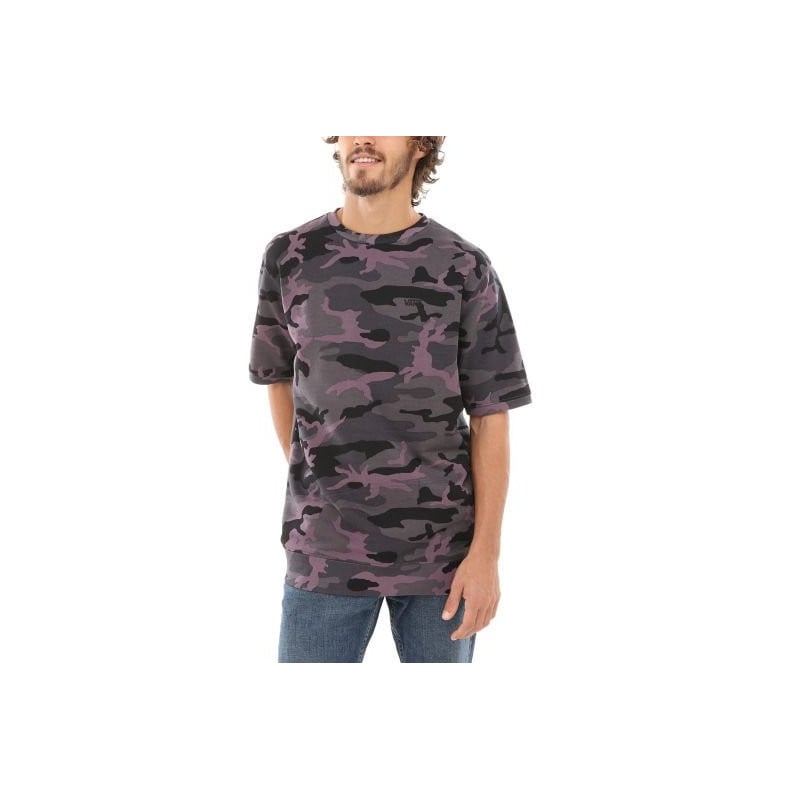 Vans Wolcott Oversized T-Shirt Black Plum Camo