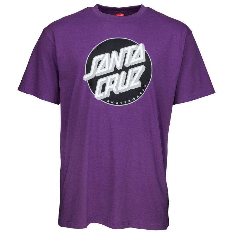 Santa Cruz Classic Dot T-Shirt Purple Santa Cruz Classic Dot T-Shirt Purple