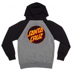 Santa Cruz Other Dot Kids Hoodie Black/ Dark Heather