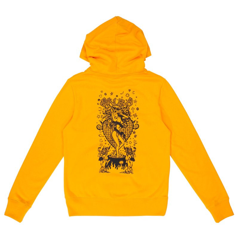 Santa Cruz Witch Doctor Women's Zip Hood Tangerine