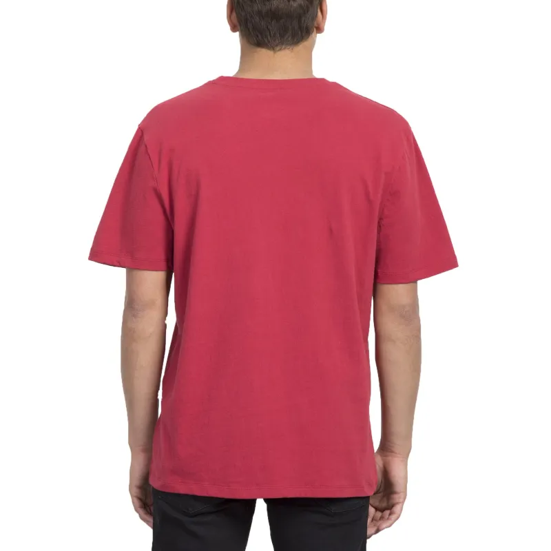 Volcom Ozzy Tiger BXY T-Shirt Burgundy Heather