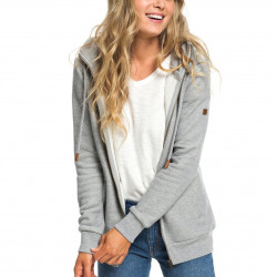 Roxy Distant Call Zip Hoodie Heritage Heather