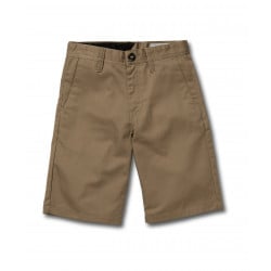 Volcom Frickin Chino Kids Short Khaki