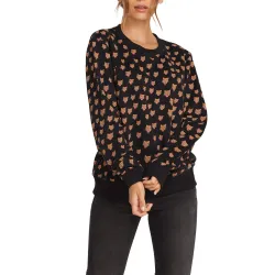 Volcom Sound Check Women's Crew Black