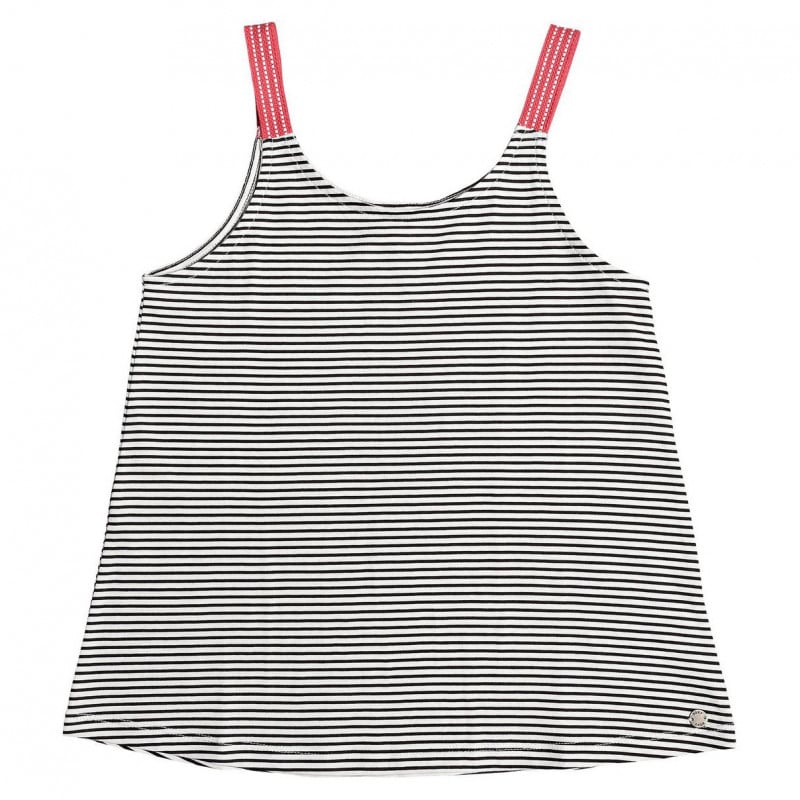 Roxy Surfing Spirit Bird Kids Tank Top Anthracite Cosy Stripes