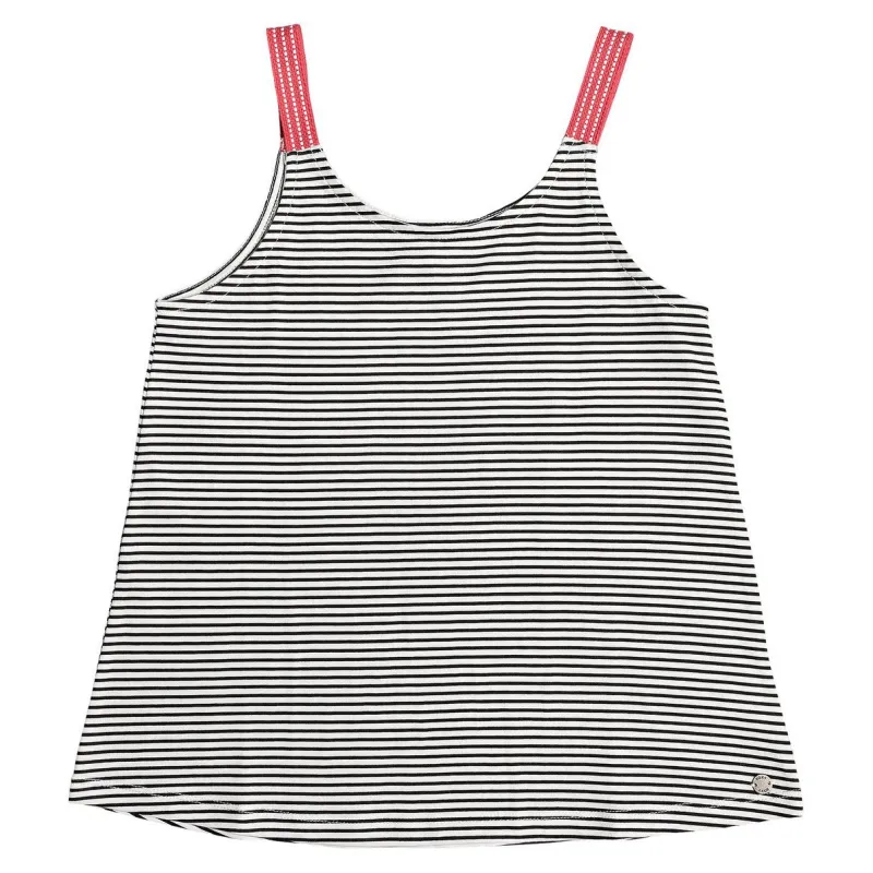 Roxy Surfing Spirit Bird Kids Tank Top Anthracite Cosy Stripes