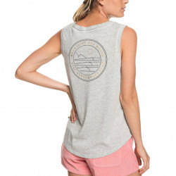 Roxy Feel So Right B Sleeveless T-Shirt Heritage Heather