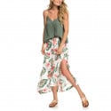 Roxy From Monroe To Madison Maxi Skirt Marshmallow Tropical Love