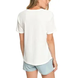 Roxy Follow Me To The Beach B Women's T-shirt  Marshmallow