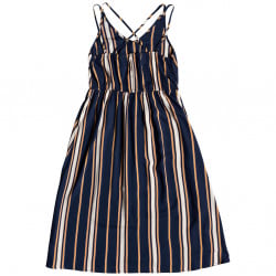 Roxy Sunset Beauty Strappy Midi Dress Blue Macy Stripe