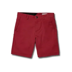 Volcom Frickin Mdrn Stch 19" Shorts Burgundy