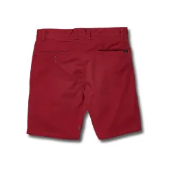 Volcom Frickin Mdrn Stch 19" Shorts Burgundy