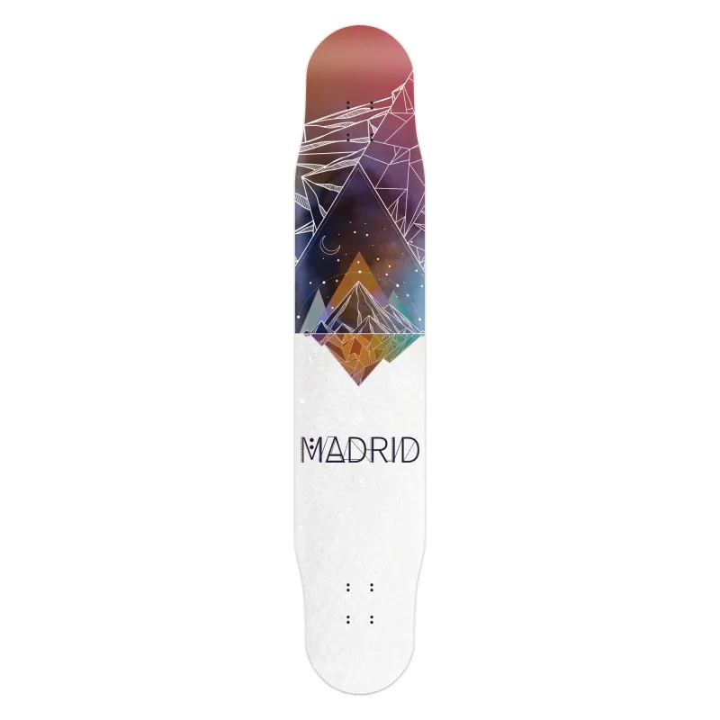Madrid Fiberglass Pole 46" Space Mountain Longboard Deck