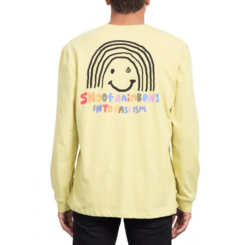 Volcom Ozzy Rainbow Longsleeve Lime Volcom Ozzy Rainbow Longsleeve Lime
