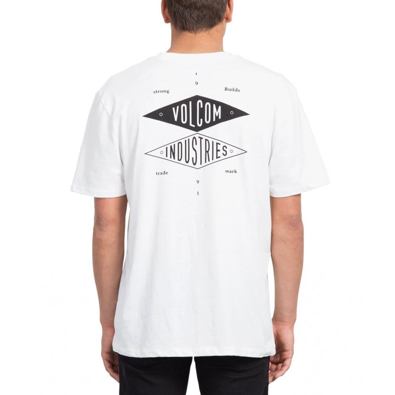 Buy Volcom V.I. Boxy T-Shirt White at Sick Skateboard Shop