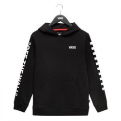 Vans Left Check Kids Hoodie Black Vans Left Check Kids Hoodie Black