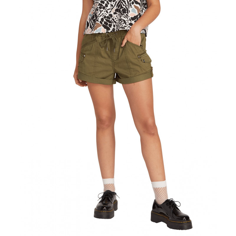 Volcom Stash Women's Shorts Camo