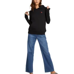 Volcom Vol Stone Women's Hoodie Black