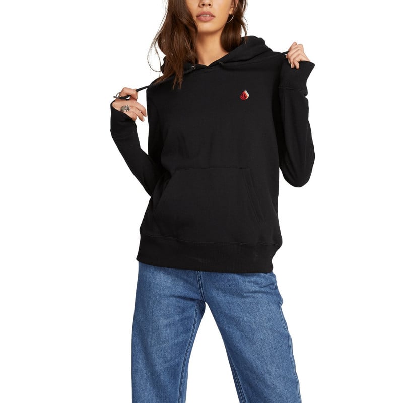 Volcom Vol Stone Women's Hoodie Black