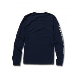 Volcom Belmont Kids Longsleeve Polo Navy