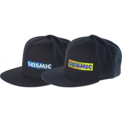 Seismic Flat Billed Cap With Embroidered Logo