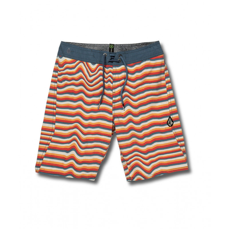 Volcom Aura Kids Boardshort Yellow Orange Volcom Aura Kids Boardshort Yellow Orange