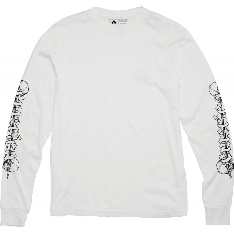 Emerica Spiked Longsleeve White Emerica Spiked Longsleeve White