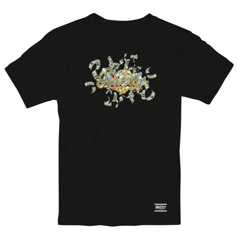 Grizzly Ballin T-Shirt Black