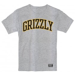 Grizzly University T-Shirt Grey Heather