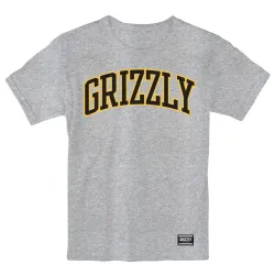 Grizzly University T-Shirt Grey Heather