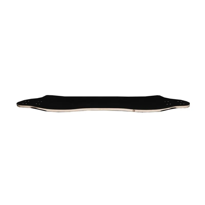 Rocket Meteorite Black Longboard Deck