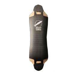 Rocket Meteor Black Longboard Deck