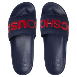 DC Slide Sliders Navy/Red