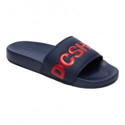 DC Slide Sliders Navy/Red