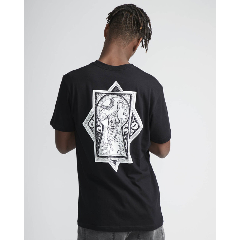 Buy RVCA Tigre T-Shirt Black at Sick Skateboard Shop