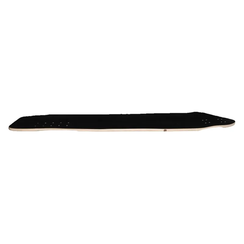 Rocket Domination Black Longboard Deck