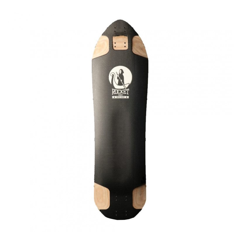 Rocket Hades Black Longboard Deck Rocket Hades Black Longboard Deck