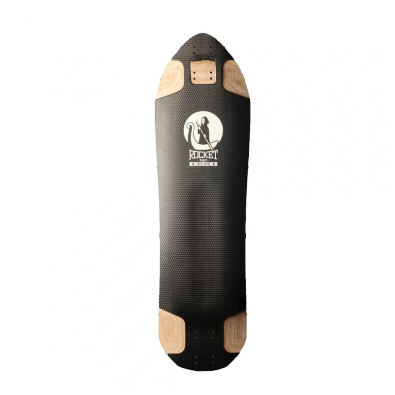 Rocket Hades Zwart Longboard Deck 