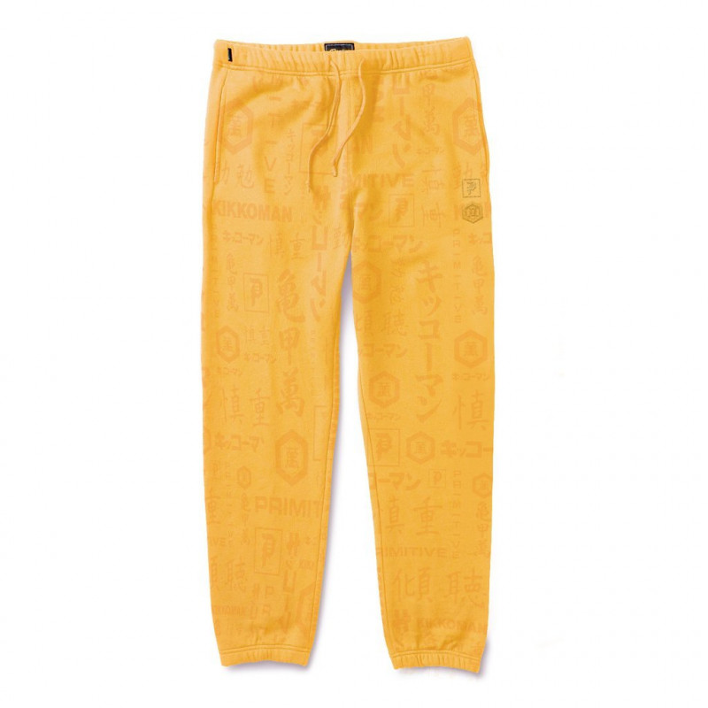 Primitive x Kikkoman Fleece Pants Gold Primitive x Kikkoman Fleece Pants Gold
