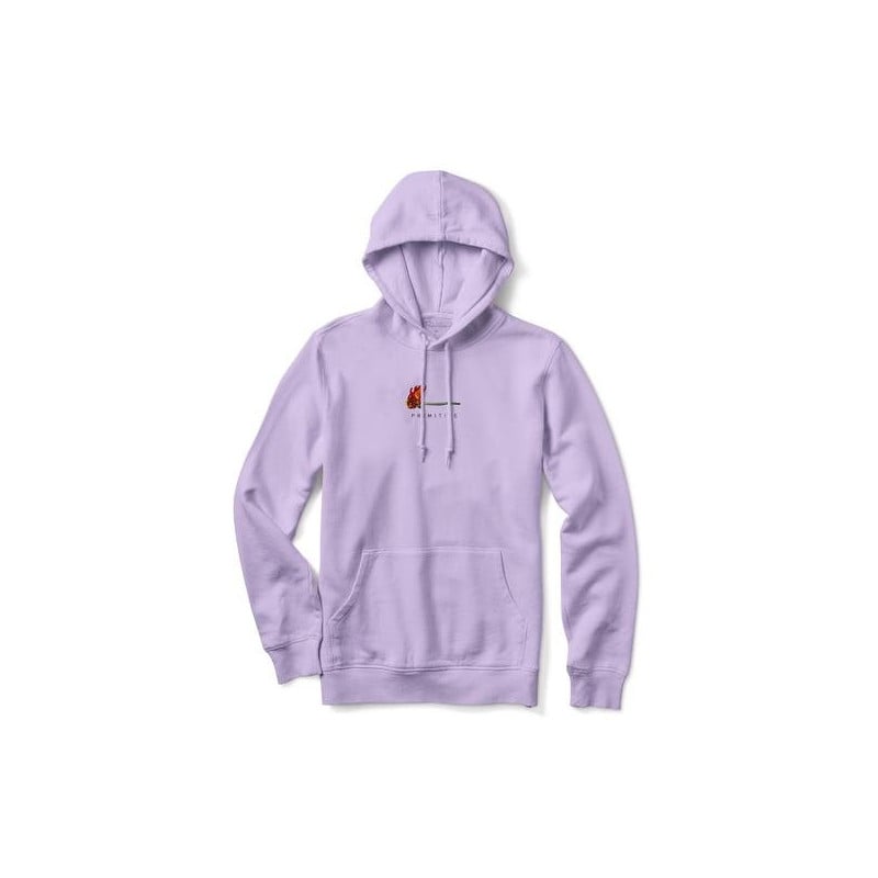 Primitive Burning Pigment Dyed Hoodie Lavender Primitive Burning Pigment Dyed Hoodie Lavender