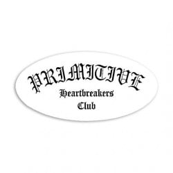 Primitive Heartbreakers Club Sticker Zwart